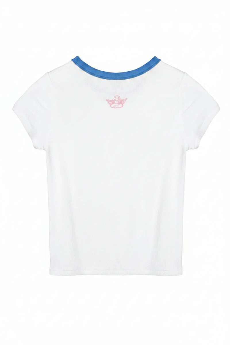 Shop Boys Lie Boys Lie Girls Rule Boys Drool Baby Tee T-Shirt for women – premium loungewear and festival fashion at Spoiled Brat