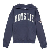 Shop Boys Lie Boys Lie In Too Deep Racer Hoodie as seen on Olivia Attwood Hooded Sweatshirt for women – premium loungewear and festival fashion at Spoiled Brat