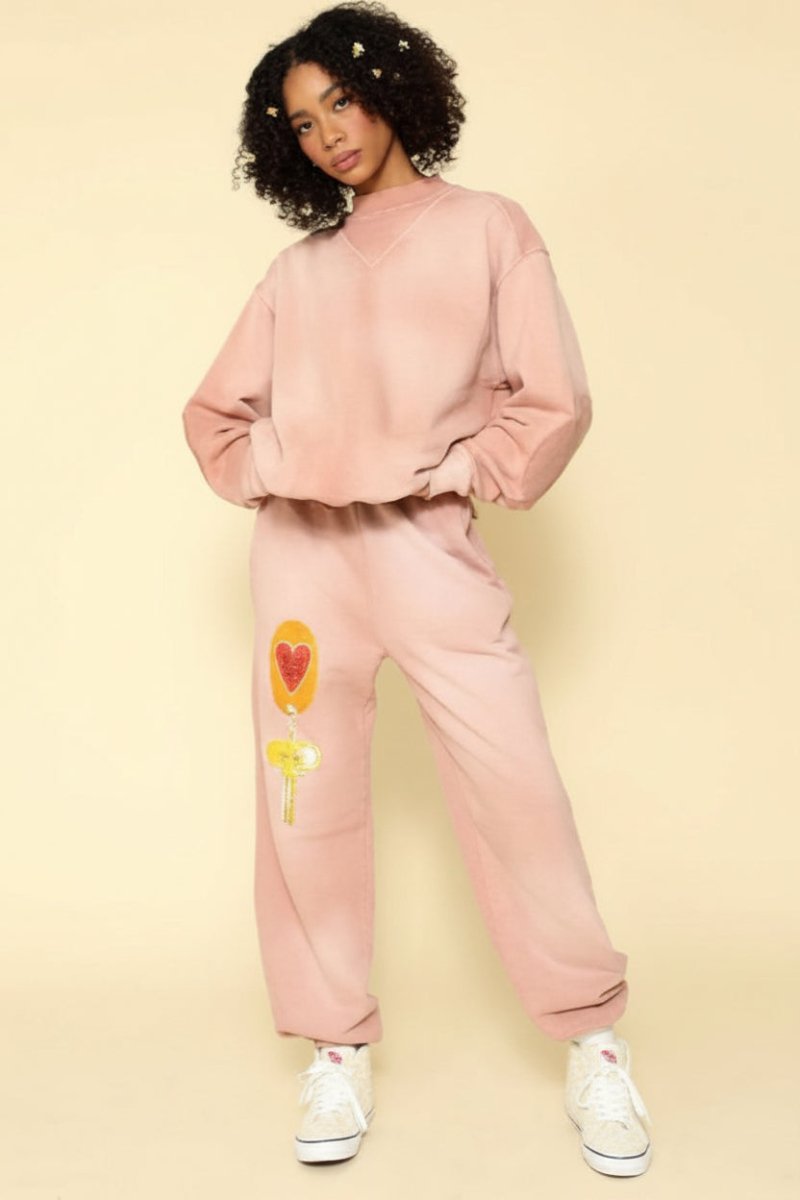 Shop Boys Lie Boys Lie Key To My Heart Sweatpants Sweatpants for women – premium loungewear and festival fashion at Spoiled Brat