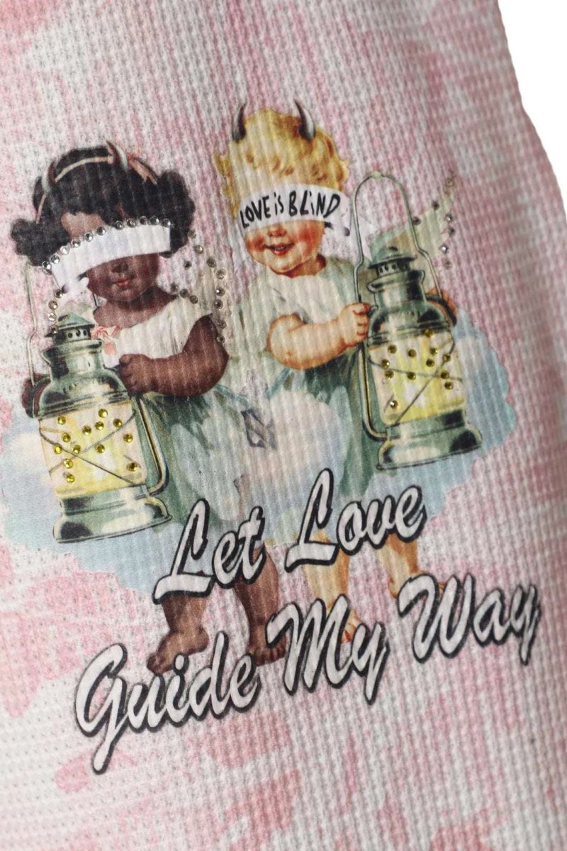Shop Boys Lie Boys Lie Let Love Guide My Way Kimmy Jogger Pant Jogger Bottoms for women – premium loungewear and festival fashion at Spoiled Brat