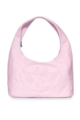 Shop Boys Lie Boys Lie Pink Cant Get Enough Tote Bag Handbag for women – premium loungewear and festival fashion at Spoiled Brat