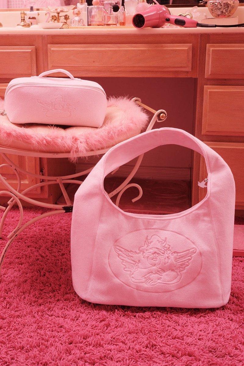 Shop Boys Lie Boys Lie Pink Cant Get Enough Tote Bag Handbag for women – premium loungewear and festival fashion at Spoiled Brat