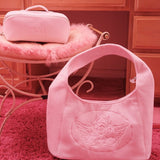 Shop Boys Lie Boys Lie Pink Cant Get Enough Tote Bag Handbag for women – premium loungewear and festival fashion at Spoiled Brat