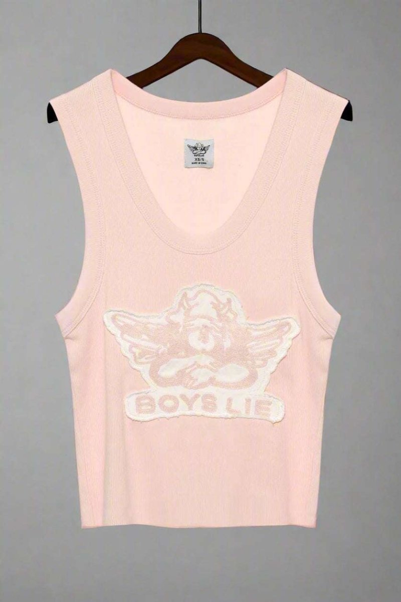 Shop Boys Lie Boys Lie Please Stitch Me Up Randy Tank Top Tank Top for women – premium loungewear and festival fashion at Spoiled Brat