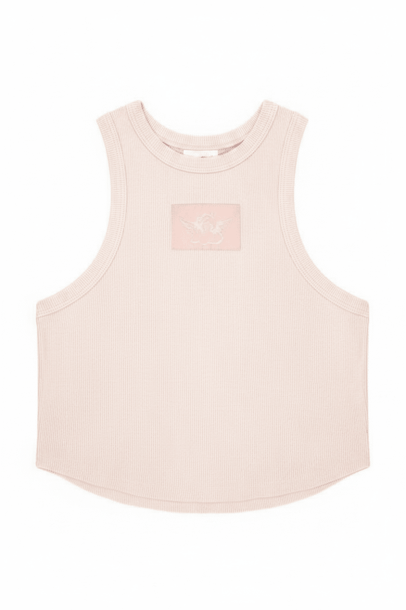 Shop Boys Lie Boys Lie Rose Pink Ribbed Tank Top Vest Top for women – premium loungewear and festival fashion at Spoiled Brat