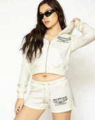 Boys Lie Spread Your Wings Thermal Zip Up Hoodie Hooded Sweatshirt by Boys Lie as seen on celebrities