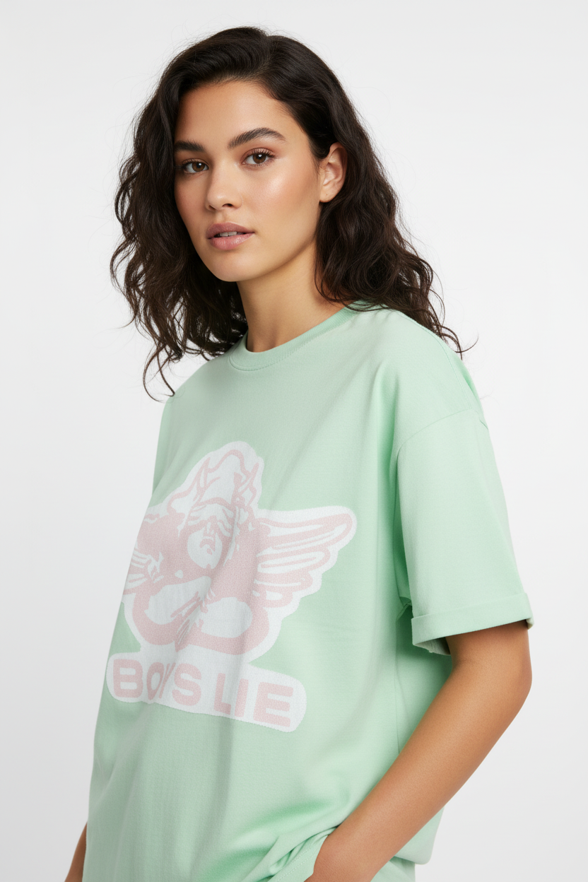 Boys Lie Stitch Me Up Boyfriend Tee - Spoiled Brat