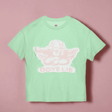 Shop Boys Lie Boys Lie Stitch Me Up Boyfriend Tee Boyfriend T-Shirt for women – premium loungewear and festival fashion at Spoiled Brat