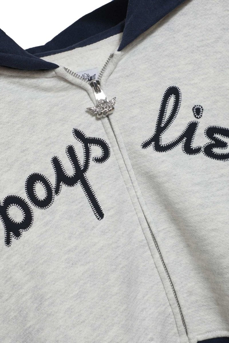 Shop Boys Lie Boys Lie The Big Leaguer Alex Zip up Hoodie Zip Up Hoodie for women – premium loungewear and festival fashion at Spoiled Brat