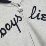 Shop Boys Lie Boys Lie The Big Leaguer Alex Zip up Hoodie Zip Up Hoodie for women – premium loungewear and festival fashion at Spoiled Brat