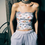 Shop Boys Lie Boys Lie Tie - Danna Tube Top Crop Top for women – premium loungewear and festival fashion at Spoiled Brat