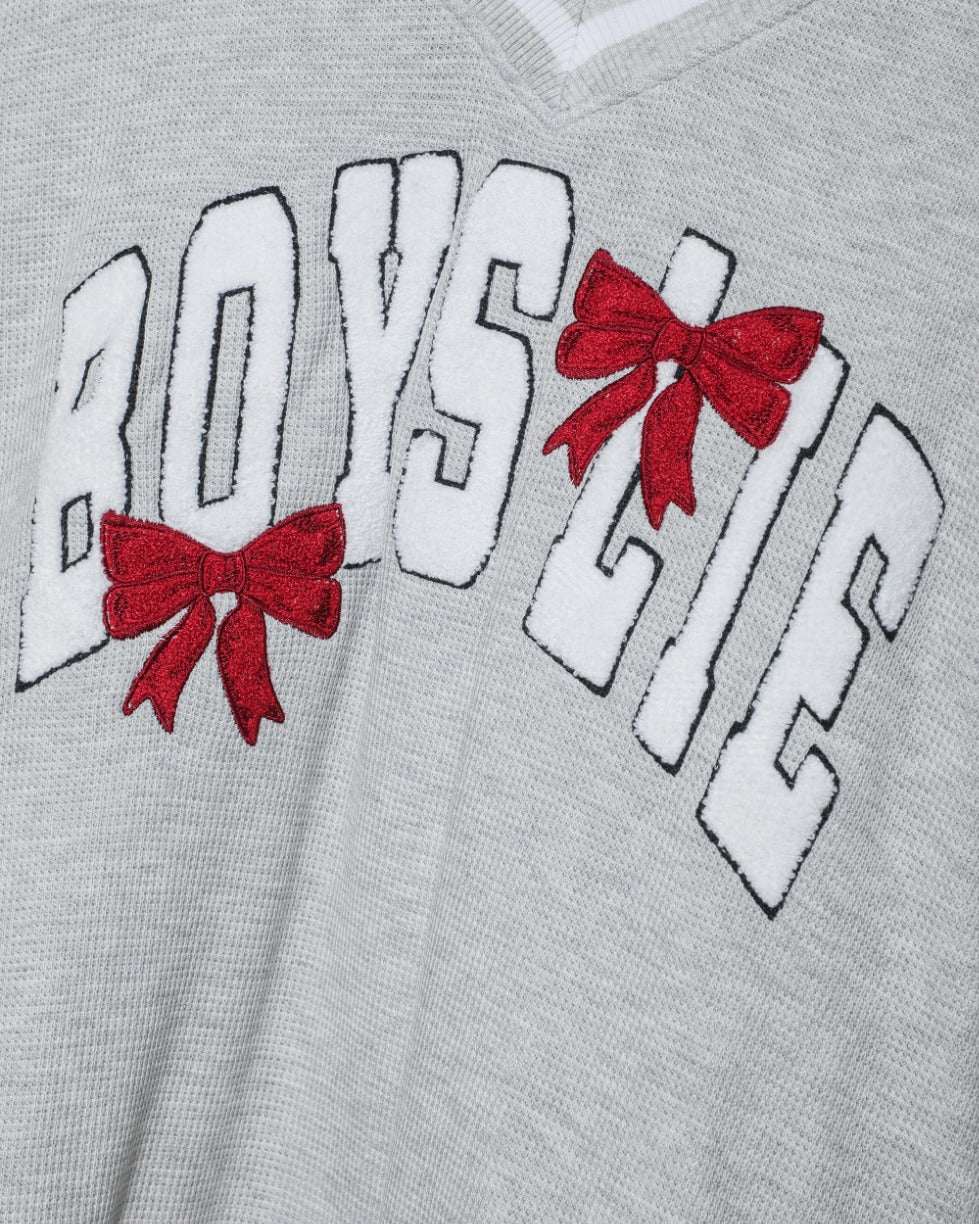 Boys Lie Wrap Me In a Bow Harley Sweater - Spoiled Brat