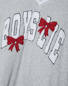 Boys Lie Wrap Me In a Bow Harley Sweater - Spoiled Brat