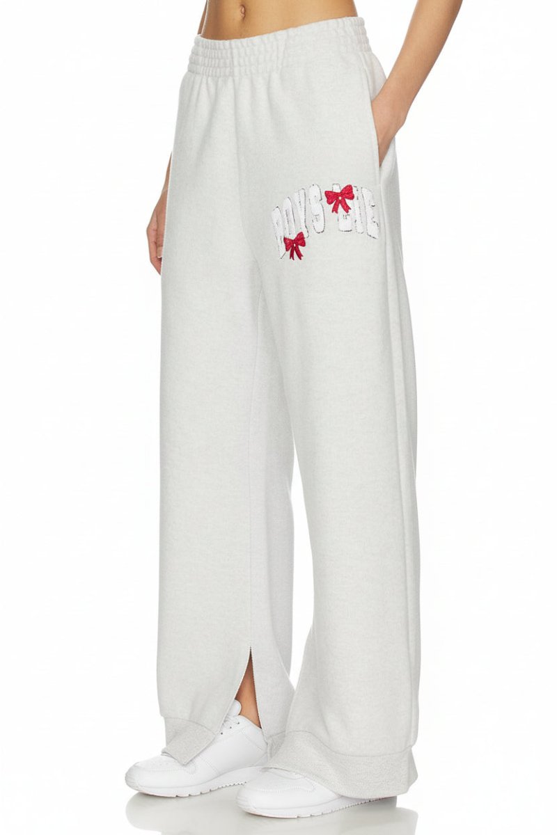 Shop Boys Lie Boys Lie Wrap Me In a Bow MM Jogger Pants Jogger Bottoms for women – premium loungewear and festival fashion at Spoiled Brat