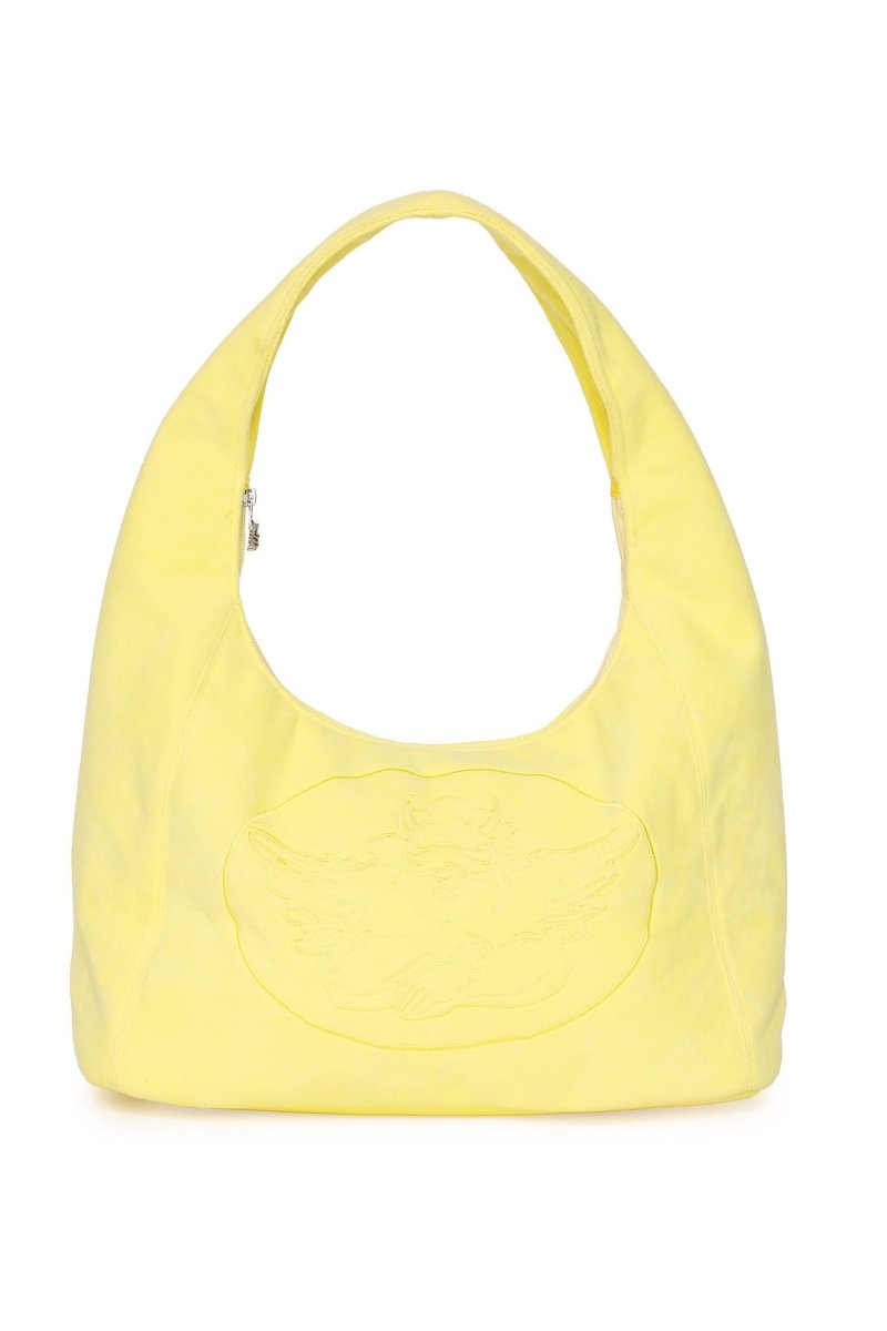 Shop Boys Lie Boys Lie Yellow Cant Get Enough Tote Bag Handbag for women – premium loungewear and festival fashion at Spoiled Brat