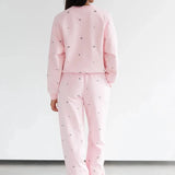 Shop Brunette The Label Brunette The Label "Be Kind" All Over Floral Perfect Crew Sweater Sweater for women – premium loungewear and festival fashion at Spoiled Brat
