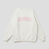 Shop Brunette The Label Brunette The Label "Blonde" Varsity Hair Colour Not Your Boyfriend's Crew Sweater Sweater for women – premium loungewear and festival fashion at Spoiled Brat
