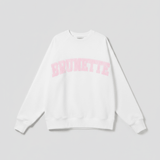 Shop Brunette The Label Brunette The Label "Brunette" Varsity Hair Colour Not Your Boyfriend's Crew Sweater Sweater for women – premium loungewear and festival fashion at Spoiled Brat