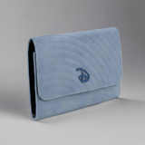 Shop Buckle Down Products Buckle Down Disney Logo Sky Blue Fold Over Wallet Wallet for women – premium loungewear and festival fashion at Spoiled Brat