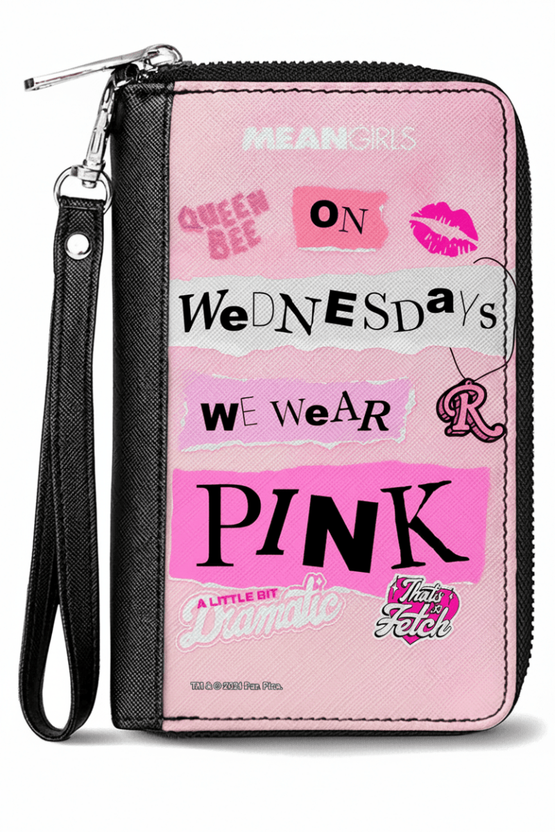 Shop Buckle Down Products Buckle Down Mean Girls Plastics Purse Wallet for women – premium loungewear and festival fashion at Spoiled Brat