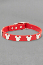 Buckle Down Products Disney Mickey Mouse Vegan Leather Dog Collar by Buckle Down Products – Dog Collar – XS (6-9" Neck) | Spoiled Brat UK