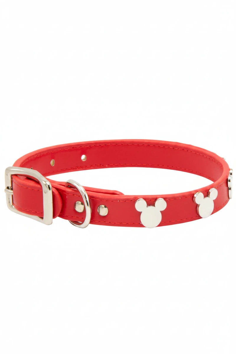 Shop Buckle Down Products Buckle Down Products Disney Mickey Mouse Vegan Leather Dog Collar Dog Collar for women – premium loungewear and festival fashion at Spoiled Brat