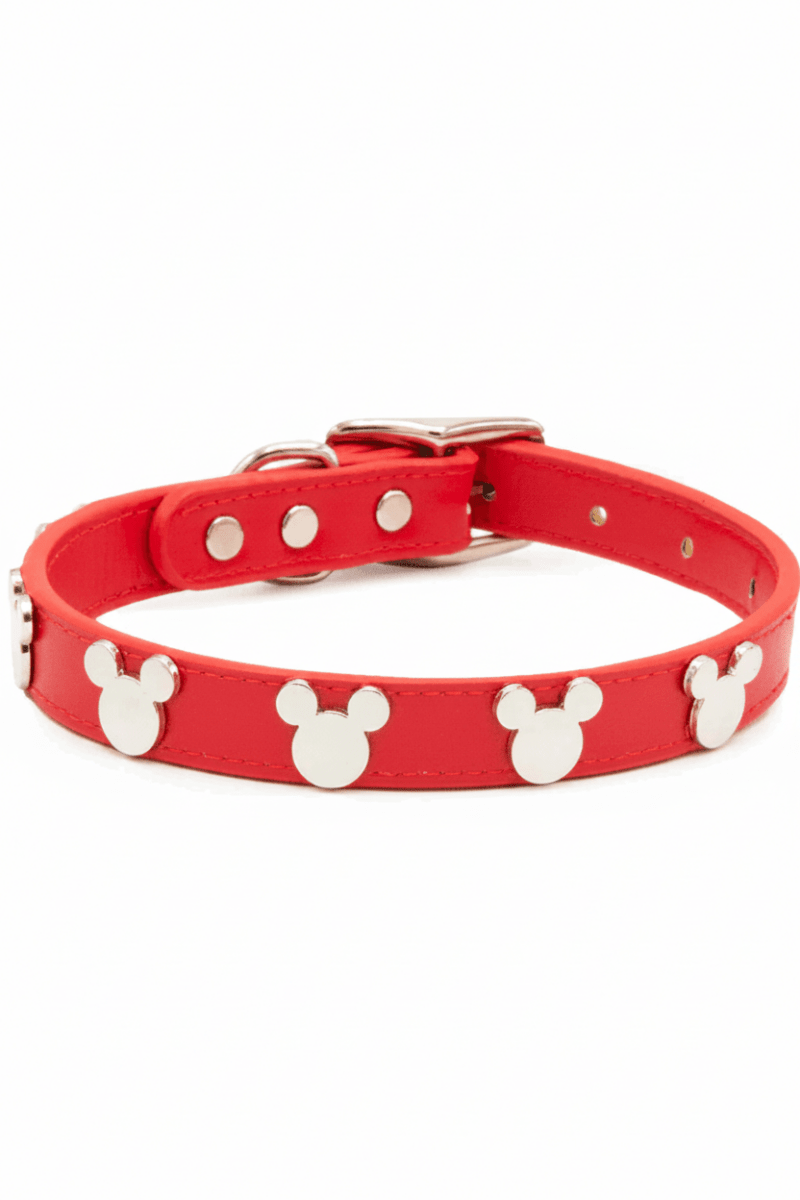 Shop Buckle Down Products Buckle Down Products Disney Mickey Mouse Vegan Leather Dog Collar Dog Collar for women – premium loungewear and festival fashion at Spoiled Brat