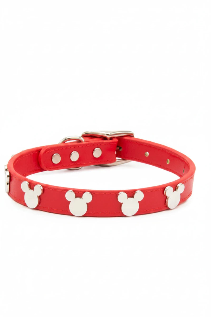 Shop Buckle Down Products Buckle Down Products Disney Mickey Mouse Vegan Leather Dog Collar Dog Collar for women – premium loungewear and festival fashion at Spoiled Brat