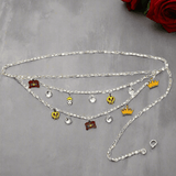 Shop Buckle Down Products Buckle Down Products Snow White Charm Chain Belt Belt for women – premium loungewear and festival fashion at Spoiled Brat