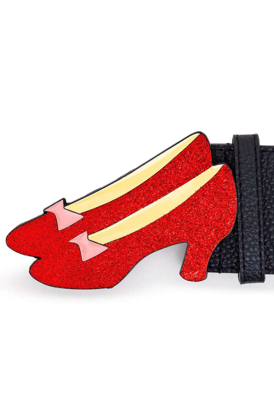 Shop Buckle Down Products Buckle Down Wizard Of Oz Ruby Slippers Enamel Belt Belt for women – premium loungewear and festival fashion at Spoiled Brat