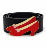 Shop Buckle Down Products Buckle Down Wizard Of Oz Ruby Slippers Enamel Belt Belt for women – premium loungewear and festival fashion at Spoiled Brat