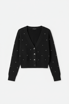 Shop CHRLDR CHRLDR All Over Diamonds Cropped Cardigan Sweater Cardigan for women – premium loungewear and festival fashion at Spoiled Brat