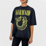 Shop CHRLDR CHRLDR Mermaid Oversized T-Shirt T-Shirt for women – premium loungewear and festival fashion at Spoiled Brat