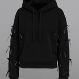 Shop CHRLDR CHRLDR Molly Bows Hoodie Hoodie for women – premium loungewear and festival fashion at Spoiled Brat