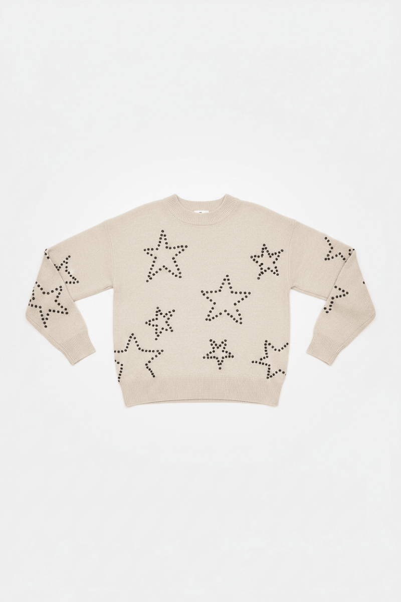 Shop CHRLDR CHRLDR Studded Star Perfect Sweater Jumper for women – premium loungewear and festival fashion at Spoiled Brat