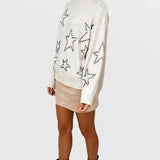 Shop CHRLDR CHRLDR Studded Star Perfect Sweater Jumper for women – premium loungewear and festival fashion at Spoiled Brat