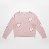 Shop CHRLDR CHRLDR Sweetheart V Neck Perfect Sweater Jumper for women – premium loungewear and festival fashion at Spoiled Brat