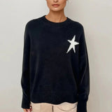 Shop CHRLDR CHRLDR Sylvie Star Patch Perfect Sweater Jumper for women – premium loungewear and festival fashion at Spoiled Brat