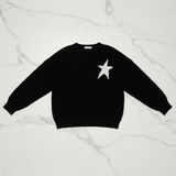 Shop CHRLDR CHRLDR Sylvie Star Patch Perfect Sweater Jumper for women – premium loungewear and festival fashion at Spoiled Brat