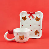 Shop Coconut Lane Coconut Lane Berry Cute Mug & Toast Plate Set Mug for women – premium loungewear and festival fashion at Spoiled Brat