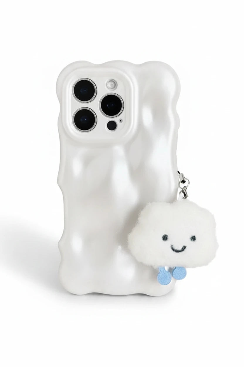 Shop Coconut Lane Coconut Lane Cloud Phone Charm Phone Charm for women – premium loungewear and festival fashion at Spoiled Brat