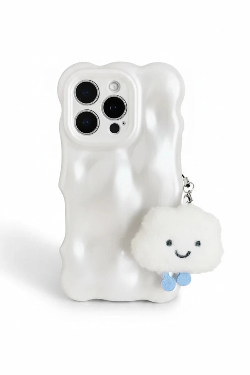 Shop Coconut Lane Coconut Lane Cloud Phone Charm Phone Charm for women – premium loungewear and festival fashion at Spoiled Brat