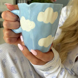Shop Coconut Lane Coconut Lane Clouds Coffee Mug Mug for women – premium loungewear and festival fashion at Spoiled Brat