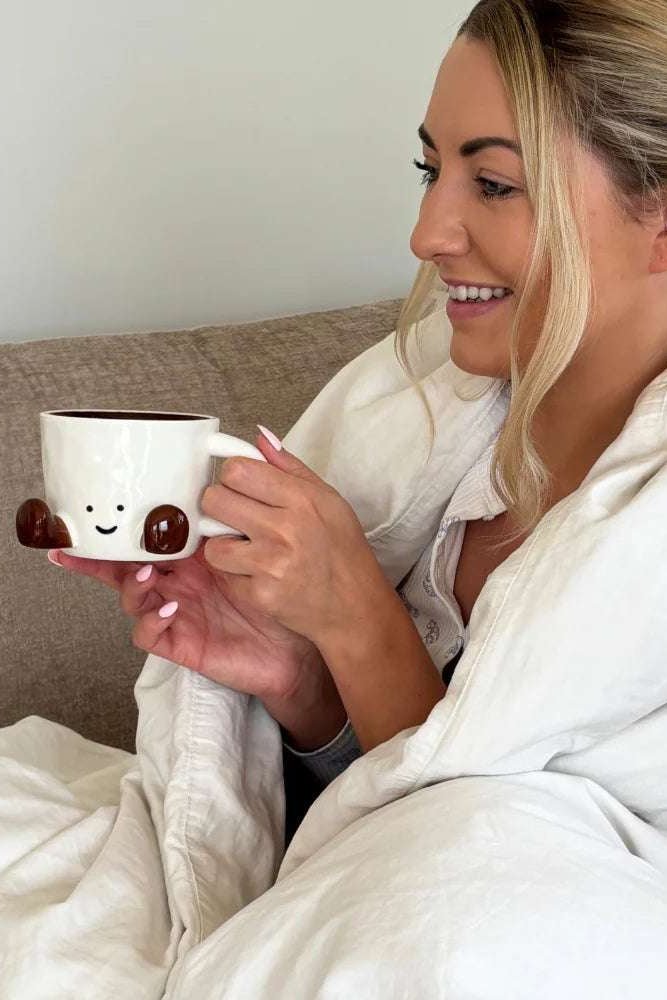 Shop Coconut Lane Coconut Lane Coffee Cuddles Mug Mug for women – premium loungewear and festival fashion at Spoiled Brat
