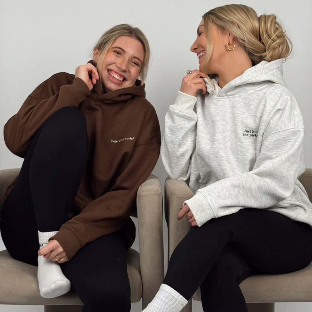 Coconut Lane Feelings "Selectively Social" Hoodie - Spoiled Brat