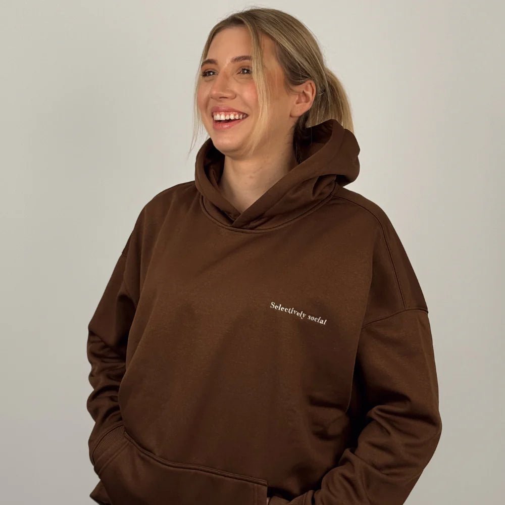 Coconut Lane Feelings "Selectively Social" Hoodie - Spoiled Brat