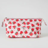 Shop Coconut Lane Coconut Lane Quilted Berry Cute Expandable Cosmetic Bag Cosmetic Case for women – premium loungewear and festival fashion at Spoiled Brat