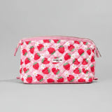 Shop Coconut Lane Coconut Lane Quilted Berry Cute Expandable Cosmetic Bag Cosmetic Case for women – premium loungewear and festival fashion at Spoiled Brat