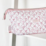 Shop Coconut Lane Coconut Lane Quilted Dainty Bows Expandable Cosmetic Bag Cosmetic Case for women – premium loungewear and festival fashion at Spoiled Brat