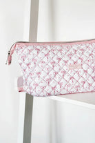 Shop Coconut Lane Coconut Lane Quilted Dainty Bows Expandable Cosmetic Bag Cosmetic Case for women – premium loungewear and festival fashion at Spoiled Brat